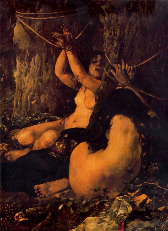 Las hijas del Cid, pintura de Ignacio Pinazo Camarlench
