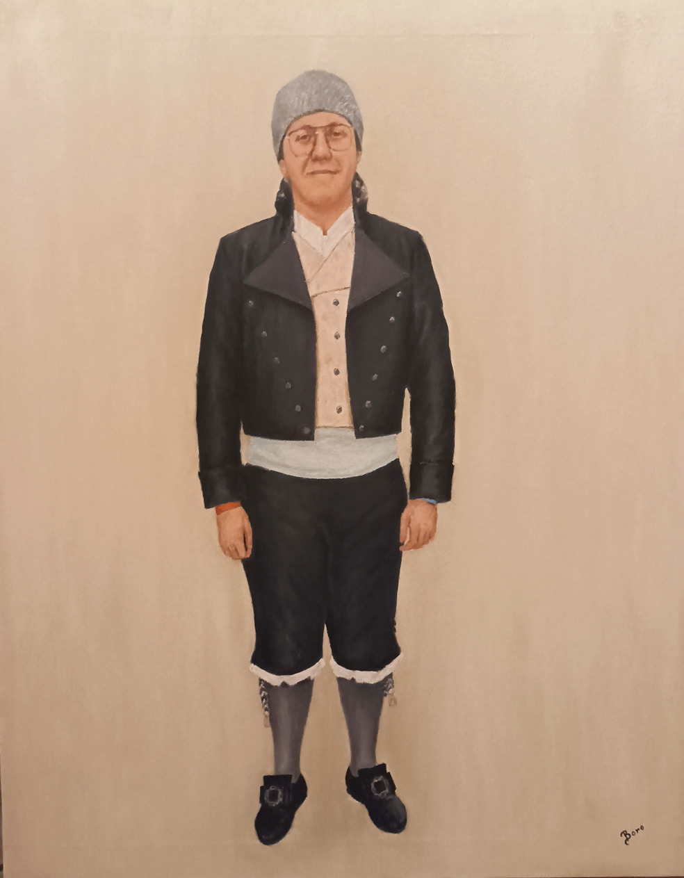Pintura Edgar, de Salvador Martínez (Boro)