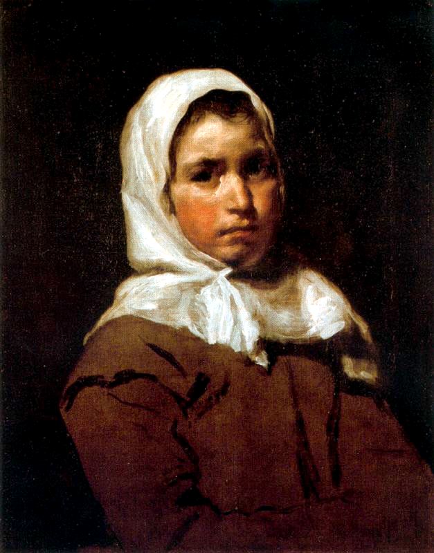 Joven campesina o La gallega, pintura de Diego Rodríguez de Silva y Velázquez
